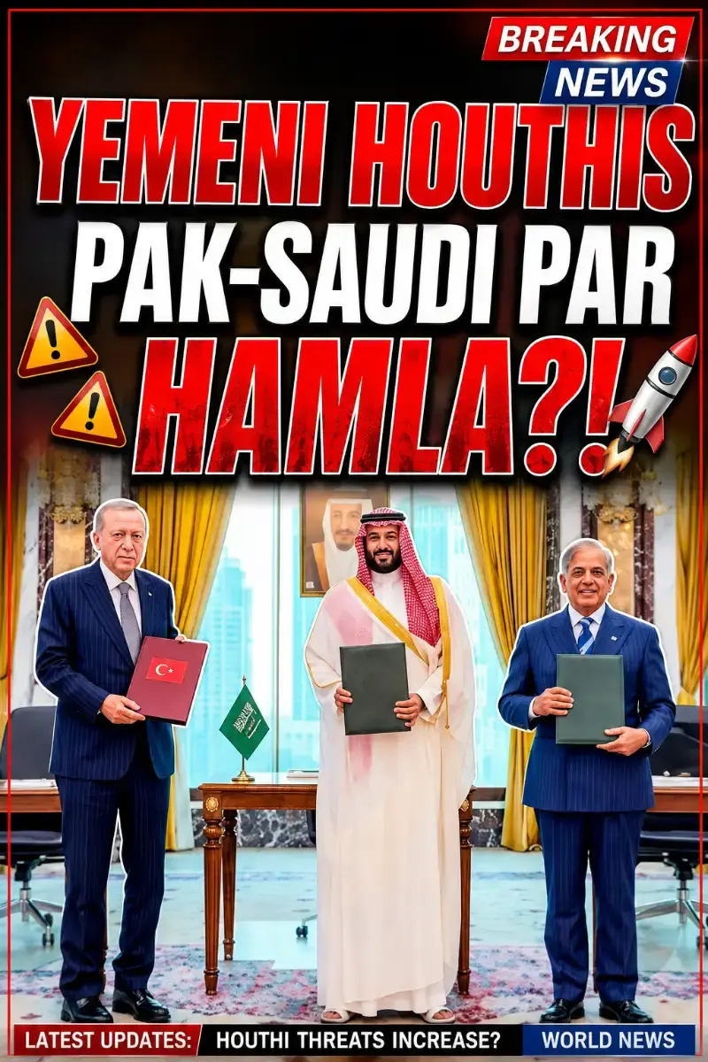 Yemeni Houthis Ki Pakistan Aur Turkey Ko Sakht Dhamki